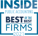 Inside Public Accounting 2021 Best of the Best Award