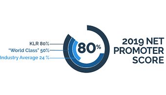 KLR Achieves Industry-leading Net Promoter Score of 80