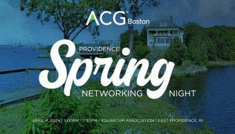 ACG Boston: Spring Networking Night Providence
