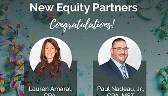 KLR Announces Promotion of Lauren Amaral, CPA and  Paul Nadeau, CPA to Equity Partner