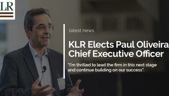 KLR Elects Paul Oliveira as Chief Executive Officer